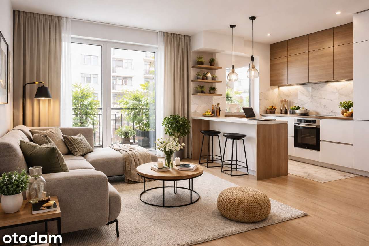 Fantastyczne mieszkanie na 1 piętrze * 2 pokoje - 42 m² * Blisko metro