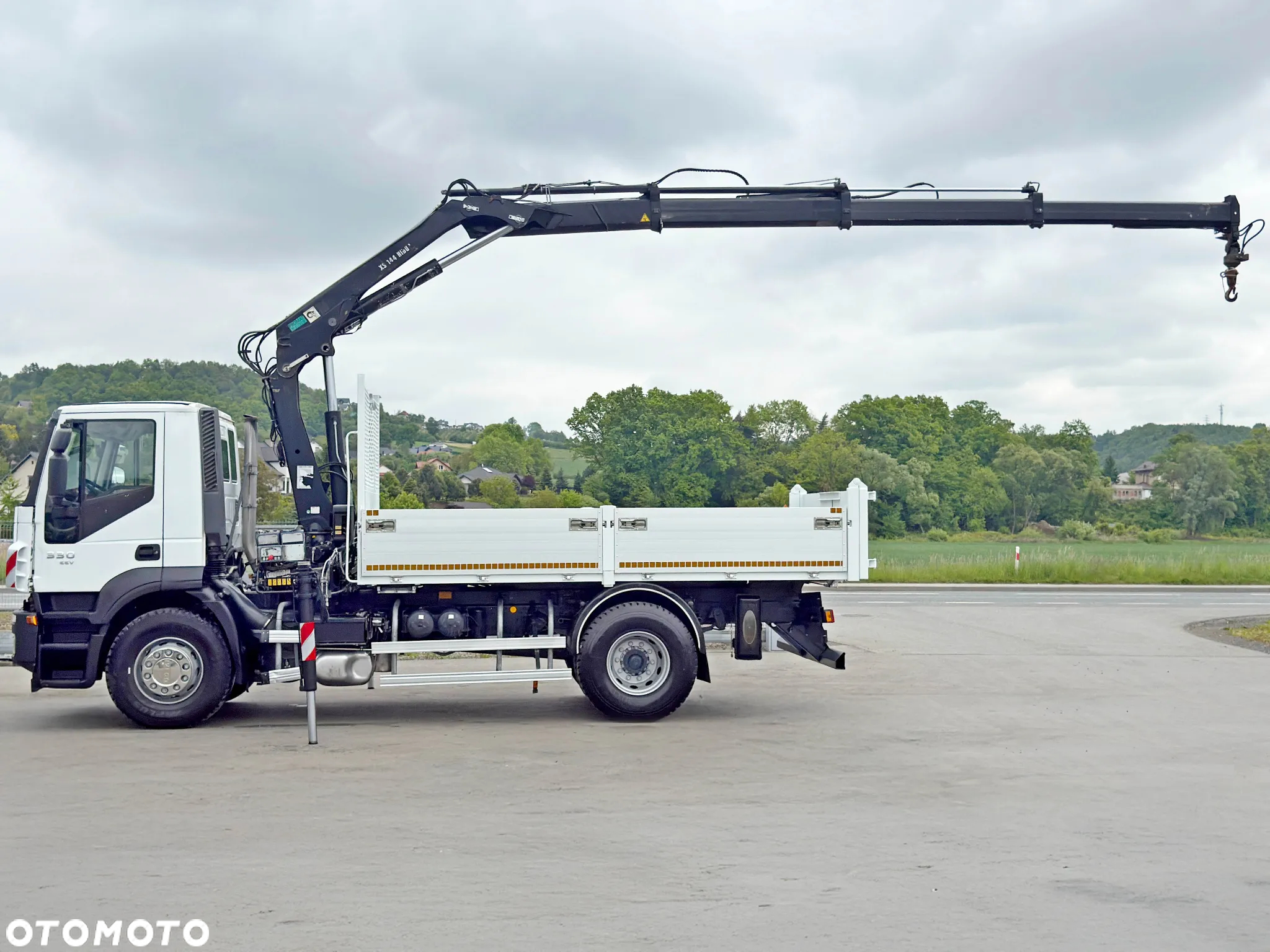 Iveco STRALIS 330 * WYWROTKA 4,60 m + HIAB 144 BS-3 HIDUO * STAN BDB - 5