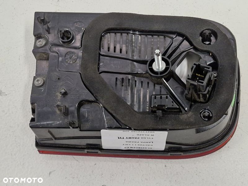 citroen c4 cactus i 1 lift lampa prawa tylna prawy tył w klapę 9821352180 - 6