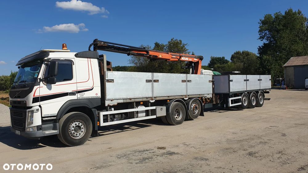 Volvo Volvo FM 460 / Zestaw Przyczepa Tandem / 6 X 2 / SKRZYNIOWY + HDS 2016 - 4