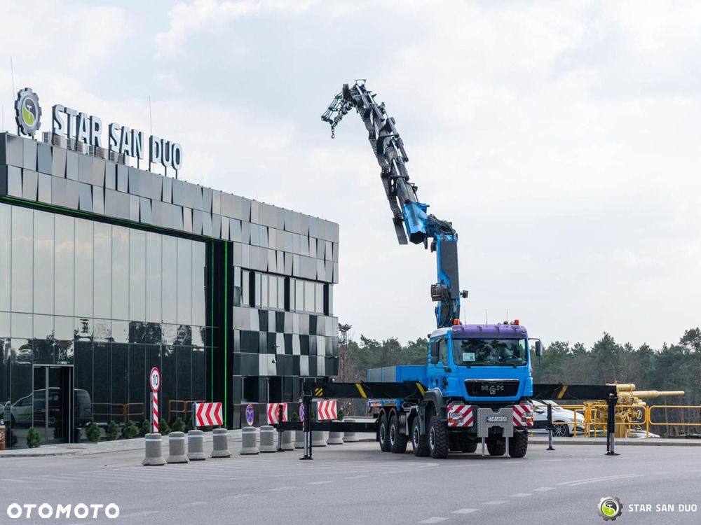 MAN TGA 41.480 8x8 PALFINGER PK 100002 HDS Żuraw Fly Jib Wciągarka - 3