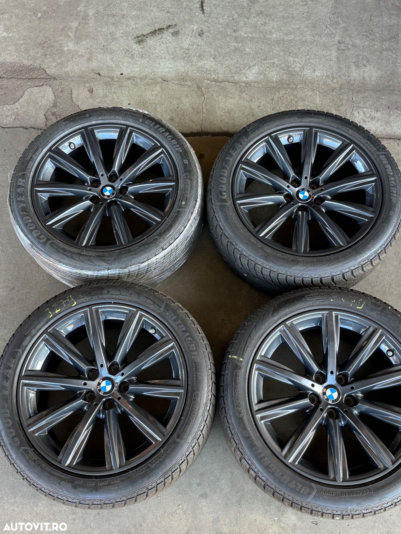 Vând jante originale BMW G30 seria 5 pe 18” cu anvelope de iarnă - 1