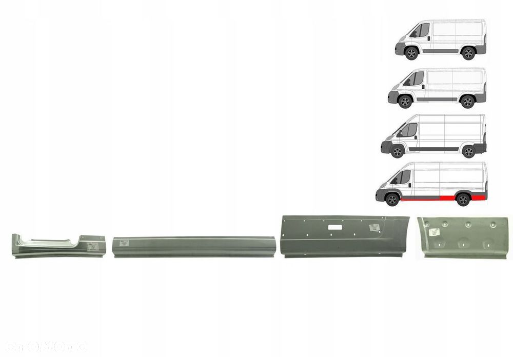 Próg / Progi / Reperaturka / Opel Movano 21 - 24 L4 Maxi Strona Lewa - 2