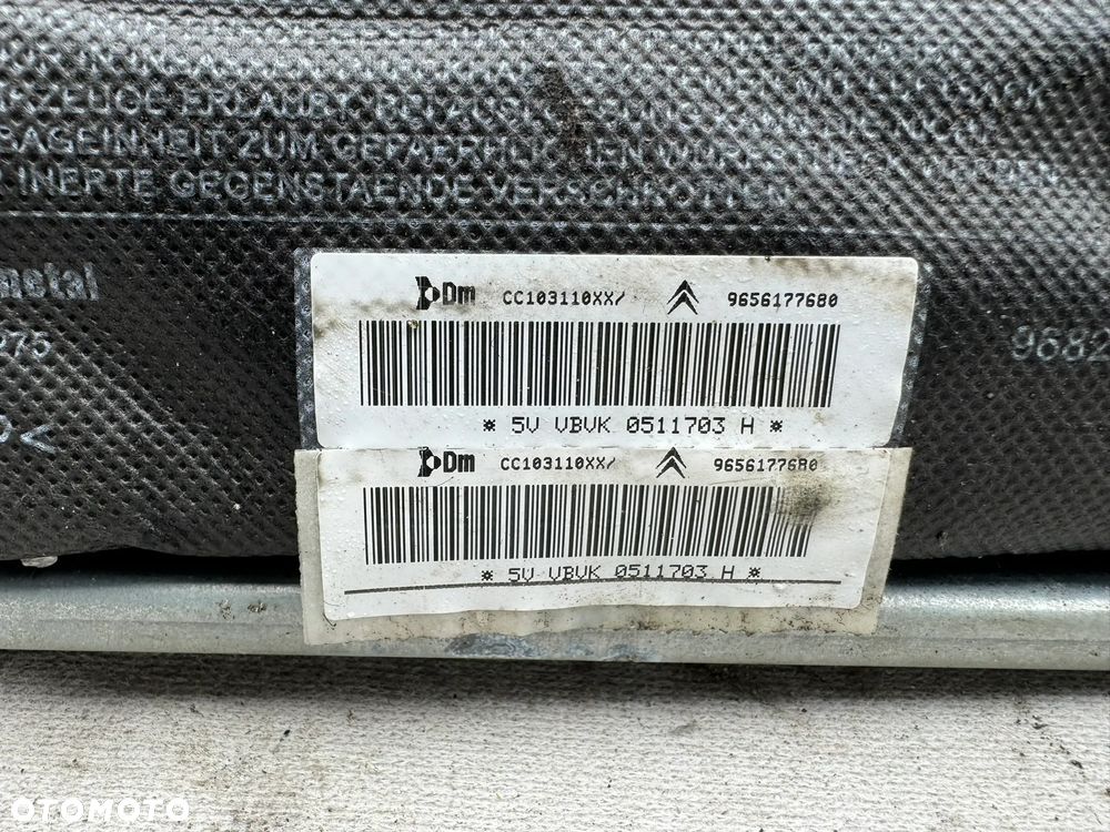 CITROEN C5 X7 III PODUSZKA FOTELA AIRBAG LEWY PRZEDNI PRZÓD 9656177680 - 2