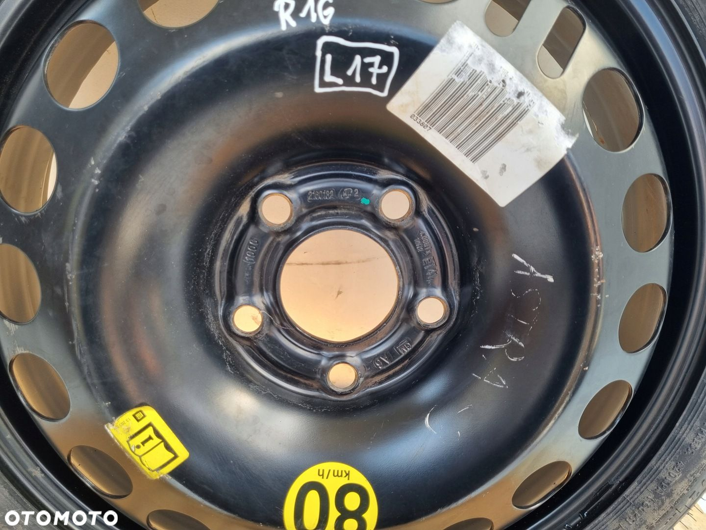 Opel Vectra C Astra H KOŁO DOJAZDOWE dojazdówka 115/70 R16 5x110 2160132 - 2