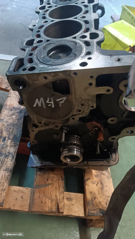 BLOCO DO MOTOR ARMADO COM CAMBOTA E PISTONS BMW 320D E46 2.0D 150CV 120D 320D 163CV 204D4 - 2