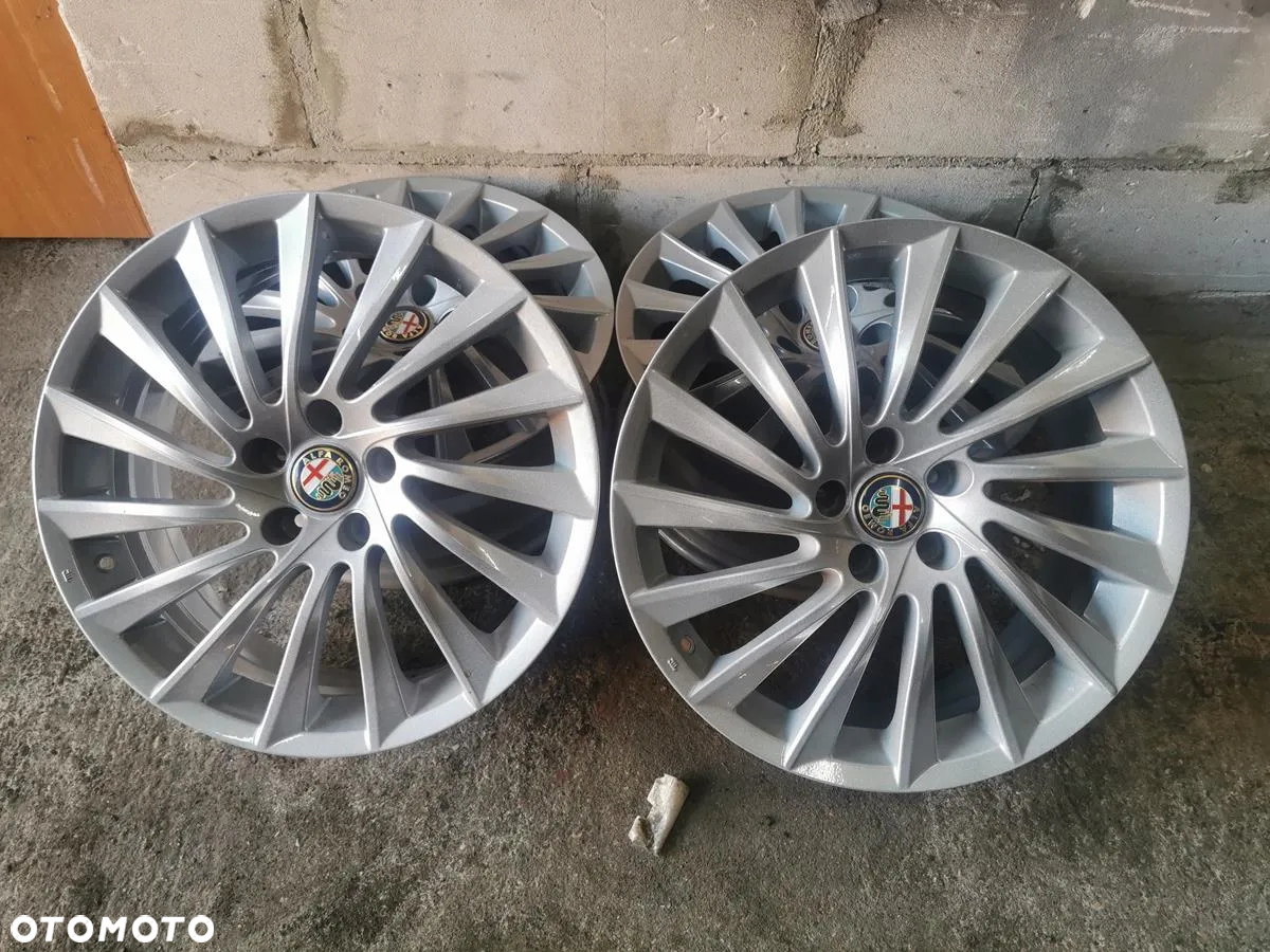 ALU FELGI ALFA ROMEO GIULIETTA R18 5X110 ET41 7,5J JAK NOWE! - 5