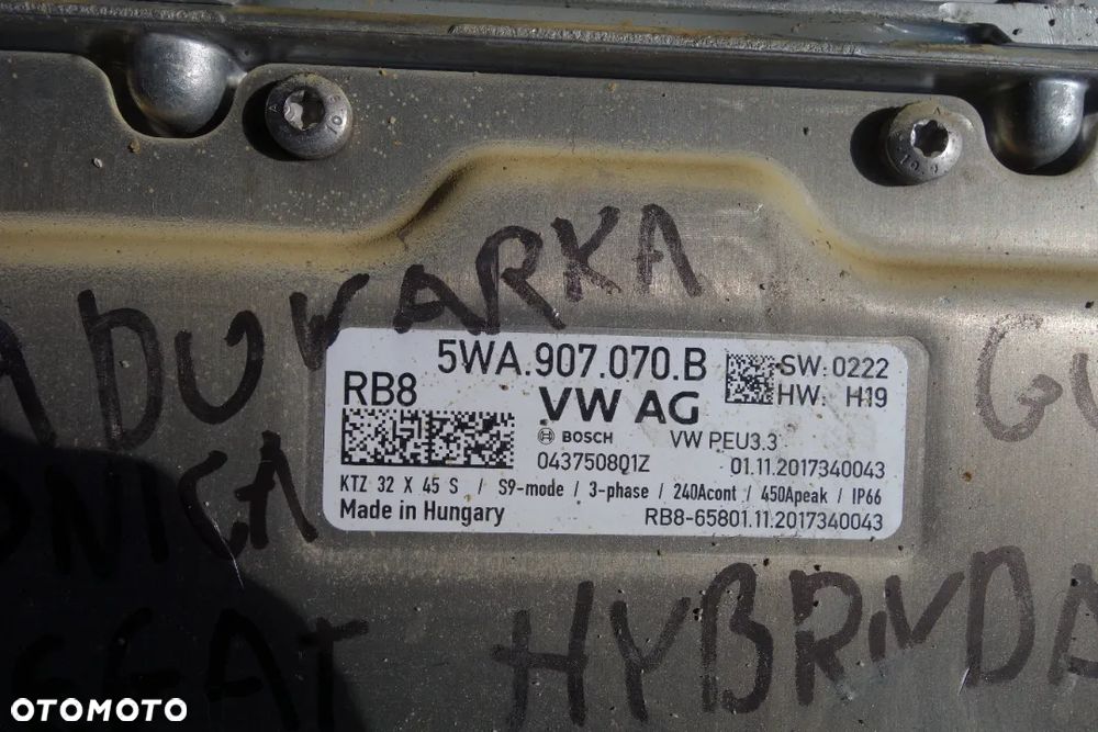 MODUŁ STEROWNIK PRZETWORNICA VOLKSWAGEN GOLF VIII 5WA907070B - 2