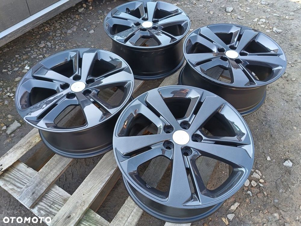 peugeot 308 ii t9 felgi 17" 5x108 et44 7.5j jak nowe grafit 9677989777 - 3