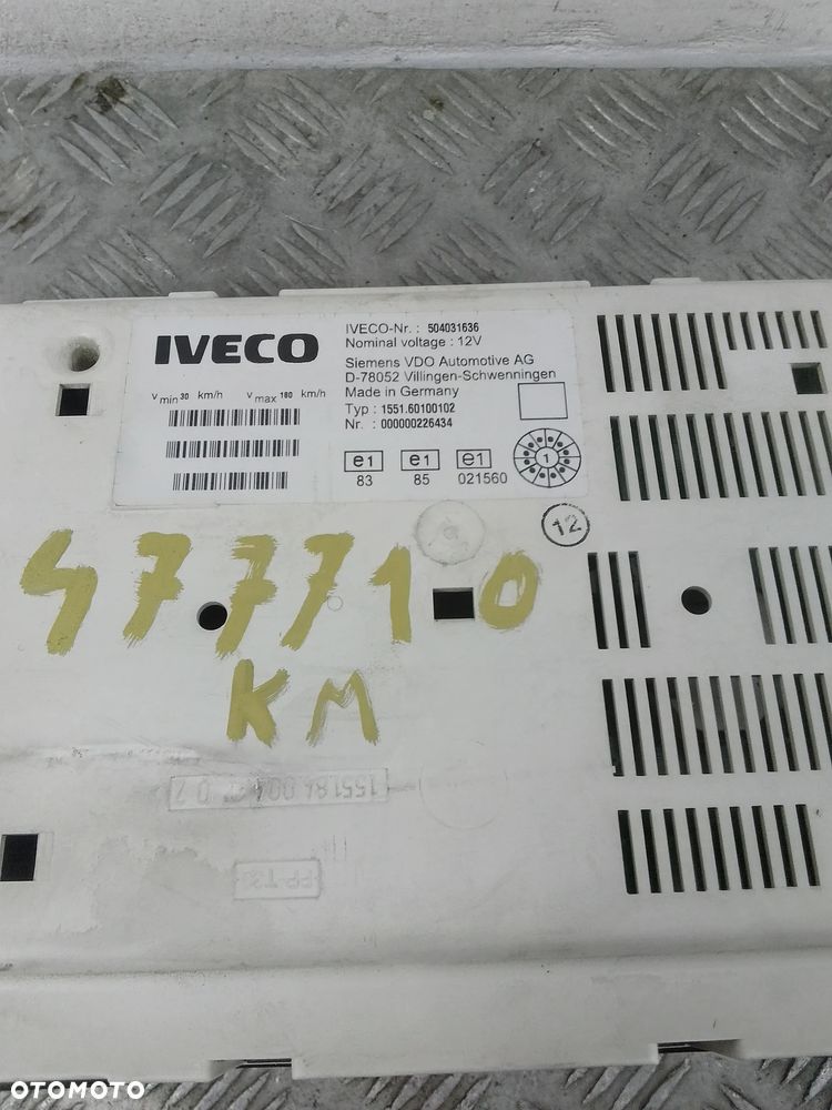 Licznik Iveco daily III 99-06r 504031636 przebieg 477tys - 6