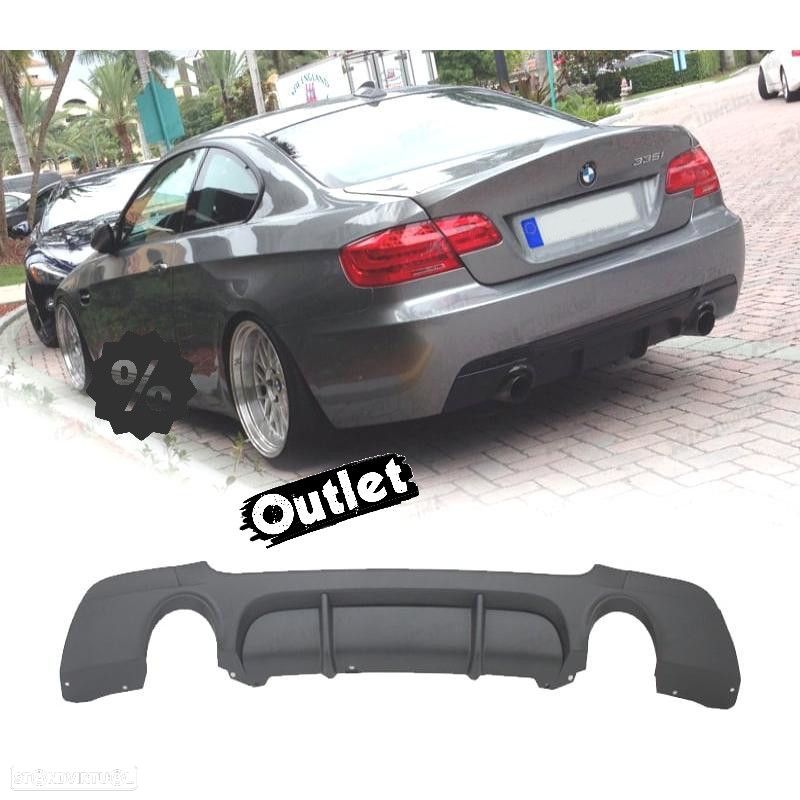 R147025C2 DIFUSOR BMW E92 E93 06-14 LOOK M PERFORMANCE PRETO MATE - 1