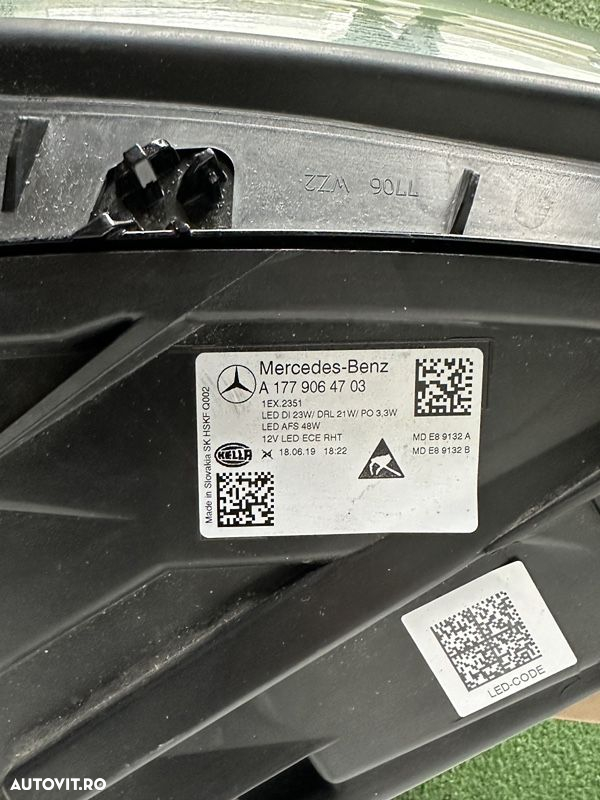 Far stanga dreapta Mercedes A class W177 performance - 7