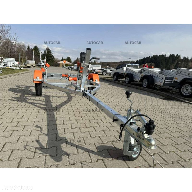 Autocar Remorca transport barci nefranata cu o singura axa P500-4.2 Lux - 3