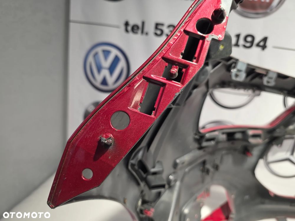 CITROEN C4 PICASSO II 13- ZDERZAK PRZEDNI PRZÓD , NA SPRYSKI + 6xPDC 6X PDC , ŁADNY , KOLOR BORDO METALIK , NR AA36186048 , NR AUKCJI NZ1496 - 22