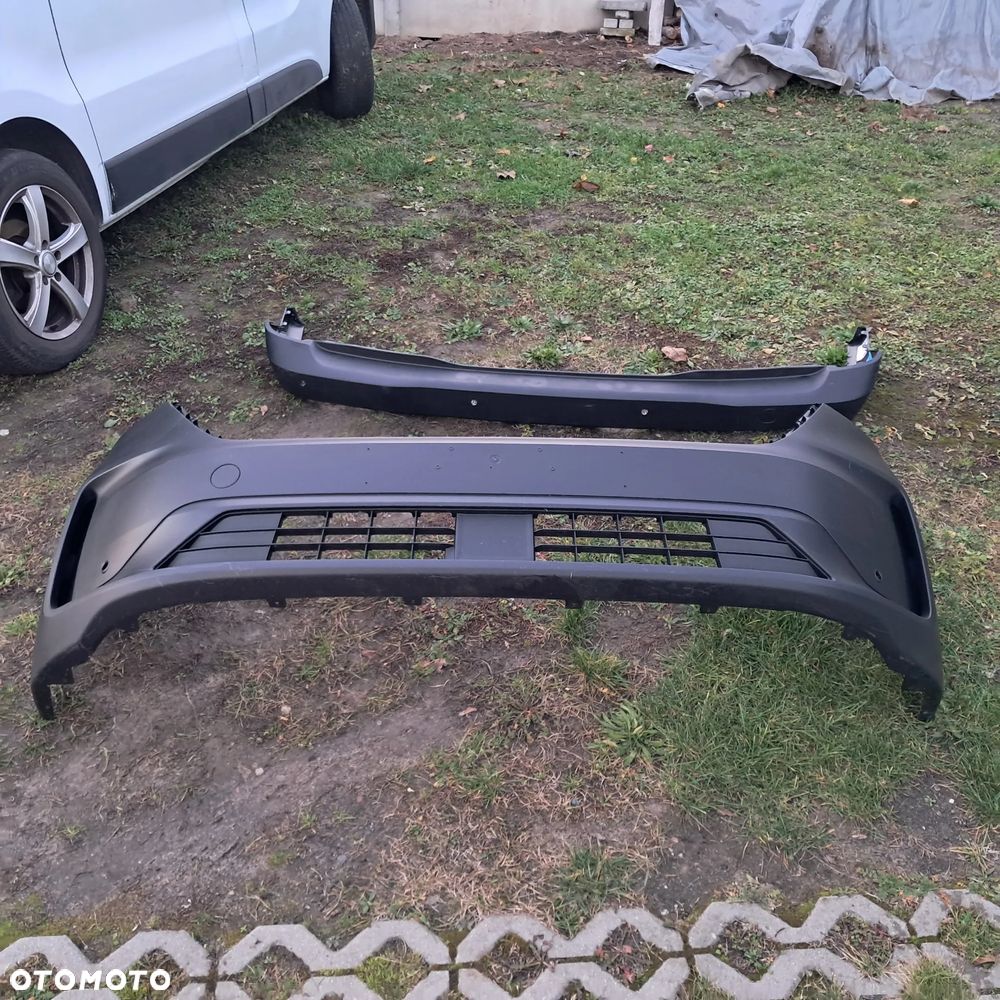 Zderzak przód przedni lub tył tylny nowy VW Transporter T7 lift Ford Tourneo Custom 2024> nowy oryginał 4xpdc - 1