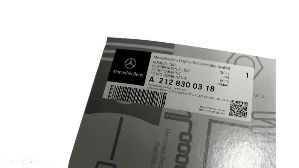 MERCEDES C207 X204 R231 C197 Filtr kabiny z weglem - 4