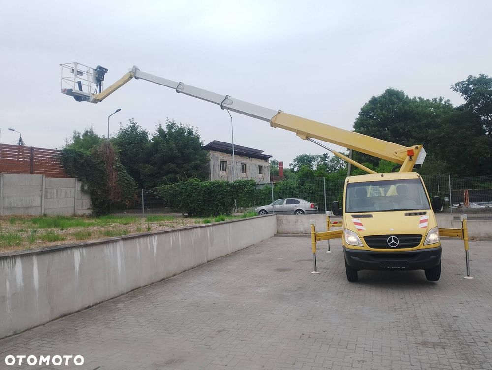 Mercedes-Benz Podnośnik Koszowy Zwyżka Palfinger 21 Metrów 16 w bok ! PILOT NA KABLU!! UDT! Jak Wumag Ruthmann Gsr - 29