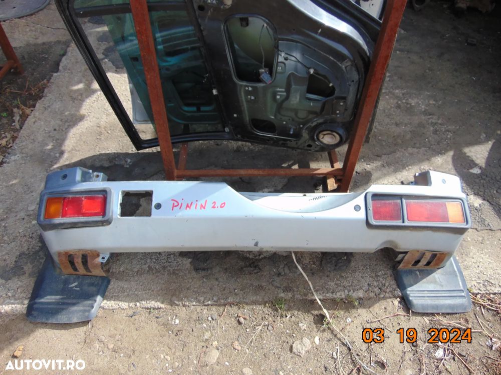 Bara spate Mitsubishi Pinin 1999-2006 bara spate completa stop stopuri aparatori noroi - 1