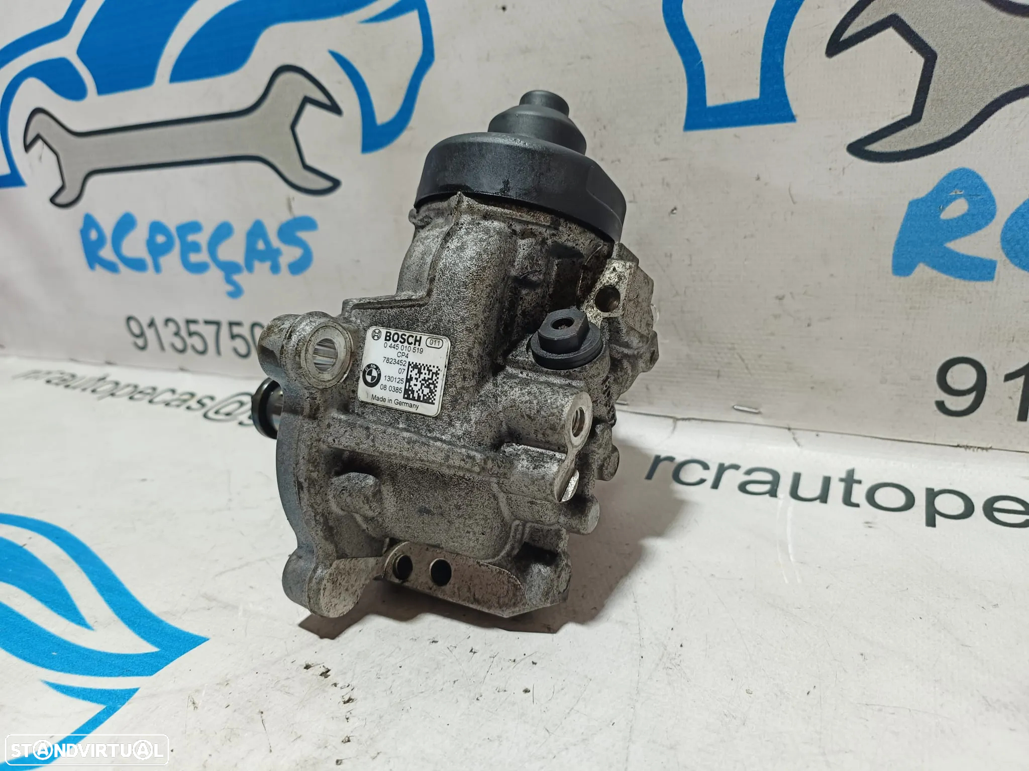 BOMBA ALTA PRESSÃO INJECÇÃO INJETOR INJETORA COMBUSTIVEL BOSCH BMW SERIE 1 E81 1.6D 116CV 0445010519 7823452  BMW E82 E87 E88 E90 E91 E92 E93 1.6D 116 CV 146CV 1.8D 183CV N47N20C N47N CP4 - 5