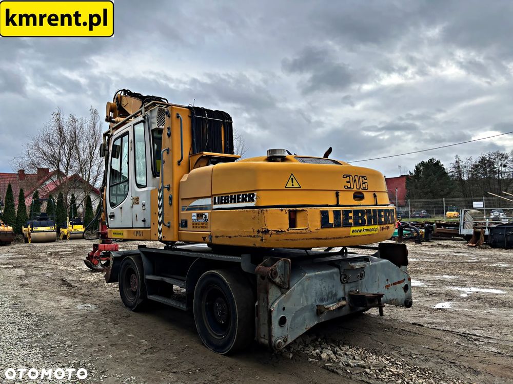 Liebherr A 316 KOPARKA KOŁOWA PRZEŁADUNKOWA DO ZŁOMU I DREWNA 2005R. |900 904 FUCHS 320 340 CAT 314 315 - 29