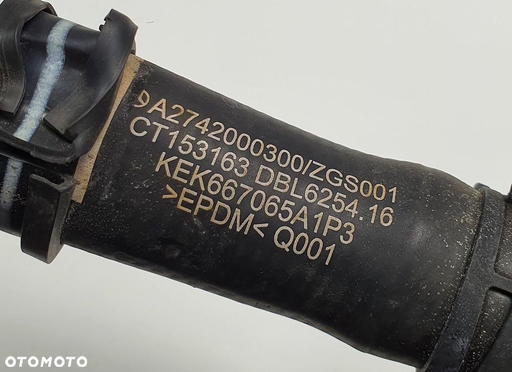 WĄŻ RURA WODY MERCEDES W205 1.6 CGI A2742000300 - 3