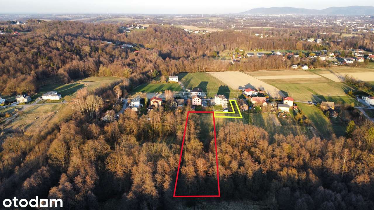 Gaz, prąd, woda. Widok na drzewa i góry! Objęta MPZP! BUDOWLANA !! - Pełny obrazek: 4/10