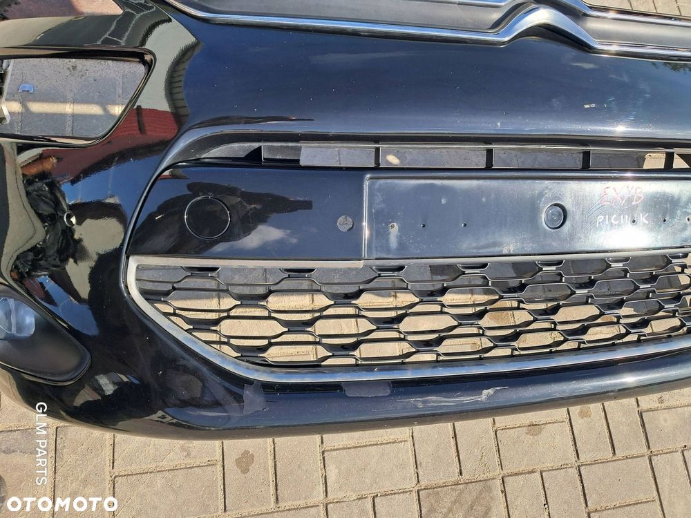 citroen c4 picasso ii kompletny zderzak przedni pod 6 pdc kolor exyb - 4