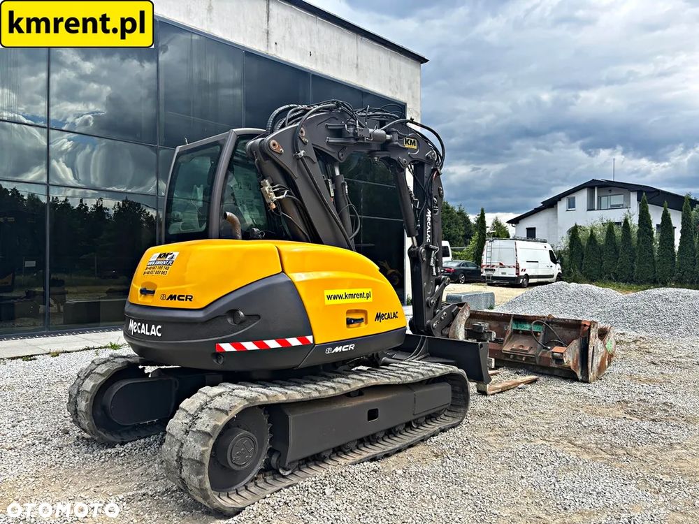 Mecalac 8 MCR MINI-KOPARKA 2012R. | MECALAC 6 MCR, JCB 8065 8080 8085 85 Z VOLVO ECR 88, CAT 308, 307 , BOBCAT 80 KOMATSU PC 88 - 21