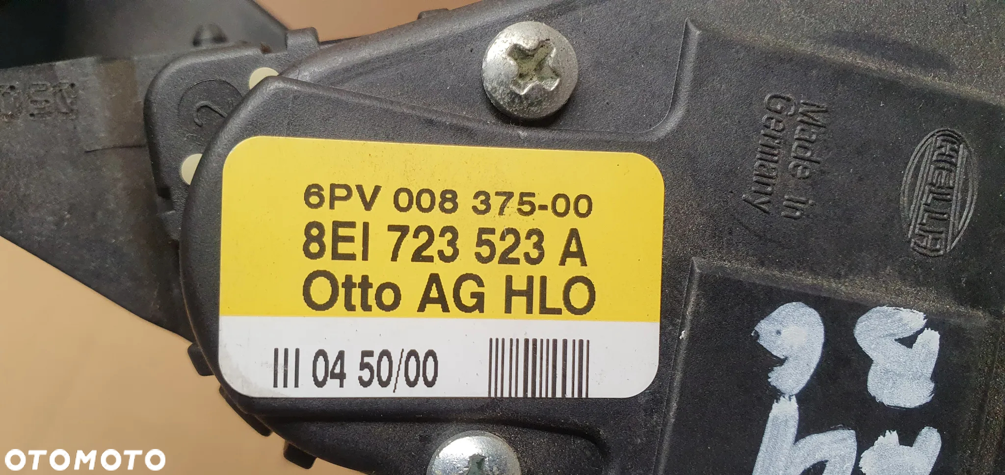 Pedał gazu potencjometr Audi A4 B6 2.0 FSI Automat 8EI723523A 8E1723523A - 8
