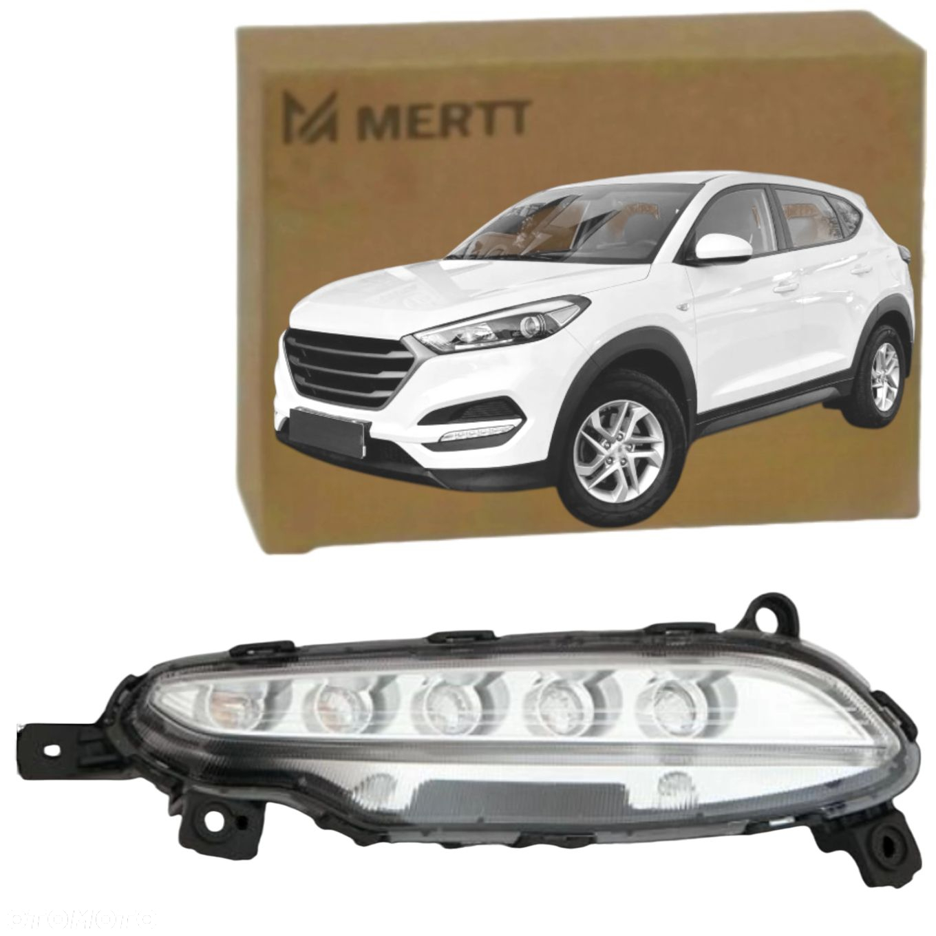 LAMPA JAZDY DZIENNEJ LED DRL PRAWA 92208-D7000 HYUNDAI TUCSON III 2015-2018 - 2