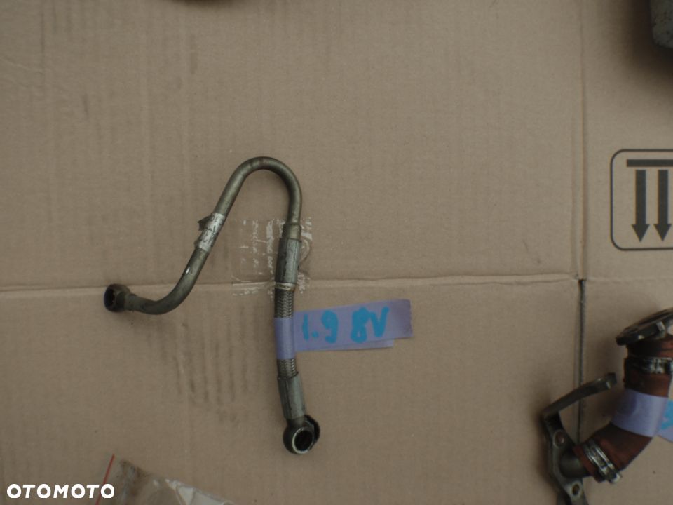 kolektor wydechowy rurka ścieku osłona oleju alfa 147 156 fiat doblo punto stilo 1.9 - 19