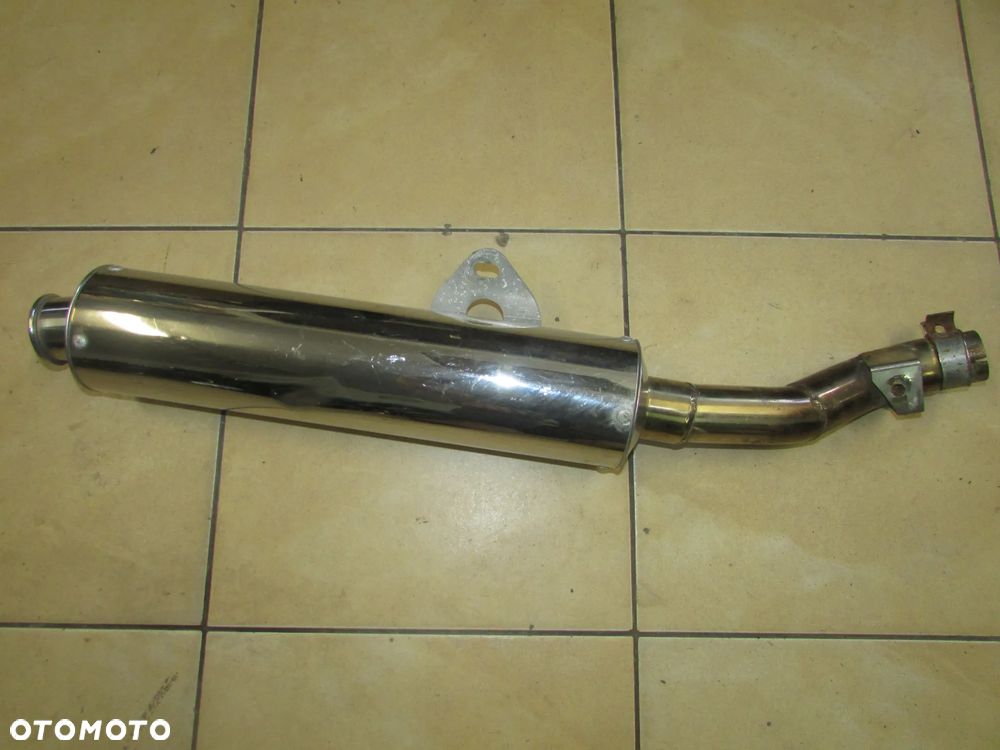 Tłumik wydech enduro cros XT 350 XL 350 INOX dolot 37mm - 1