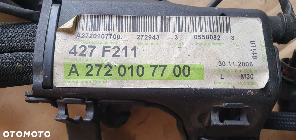 Wiązka instalacja silnika Mercedes E-Klasa W211 3.0 V6 A2720107700 A2721502433 - 10