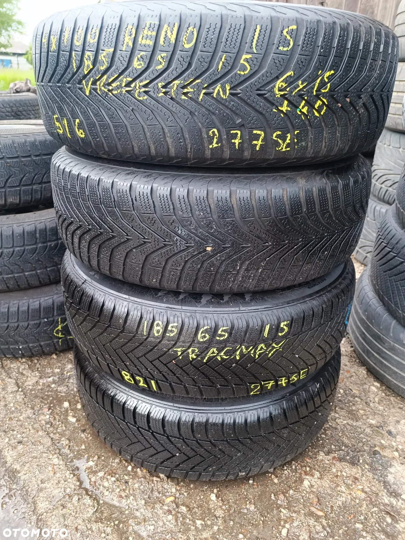 4x100 Felgi Stalowe Stal 15 Koła Zimowe Zima RENAULT CLIO MODUS MEGANE SCENIC KANGOO DACIA DOKKER SANDERO LODGY LOGAN NISSAN NOTE I II 2 MICRA K14 Legnica ALU-RAD 5- 8,5mm 185/65 - 3
