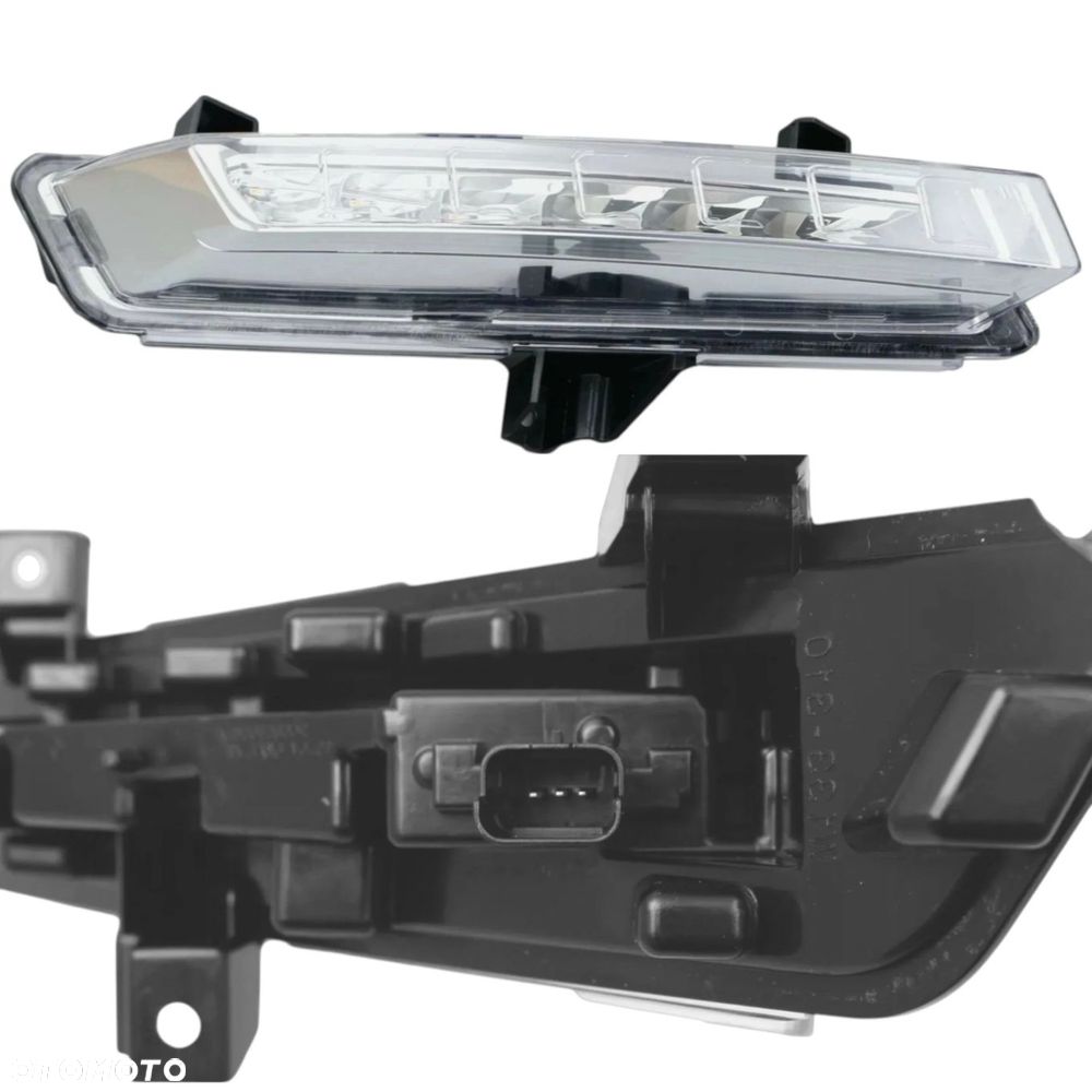 RENAULT CLIO IV 4 LIFT 2016-2020 LAMPY ŚWIATŁA LED JAZDY DZIENNEJ PRAWA - 8