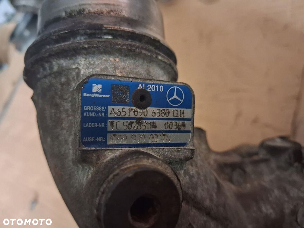 Turbina turbosprężarka Mercedes Sprinter W906 2.2 CDI A6510906380 - 3