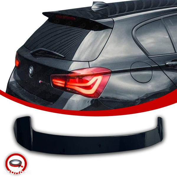 BMW F20 F21 Lotka Spoiler Dokładka Tylna Czarny Połysk