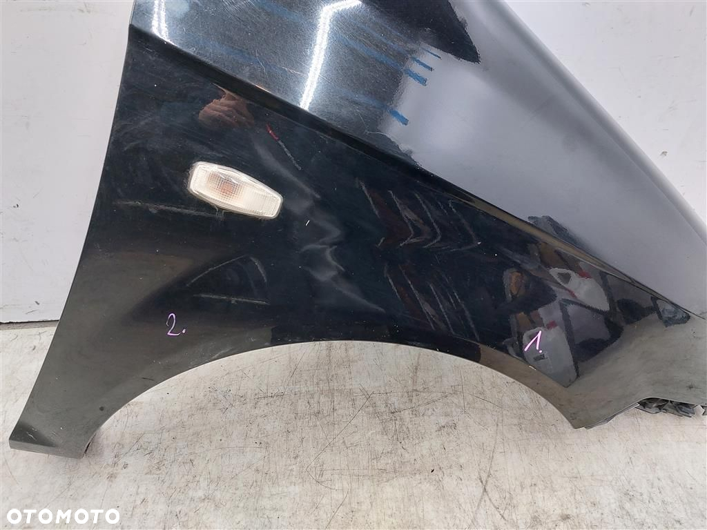 Błotnik przedni prawy Hyundai Getz 2002-2011 LAK:EBONY BLACK CZARNE 1 LAK - 7
