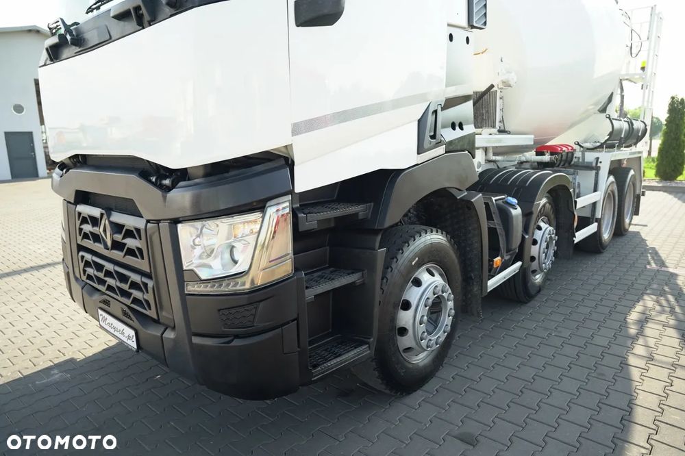 Renault C 430 XLOAD / 8X4 / BETONOMIESZARKA  / GRUSZKA 9.1 M3 / ALUFELGI / EURO 6 / - 10