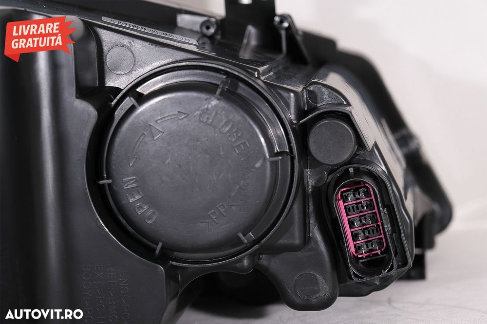 Faruri LED VW Polo MK5 6R 6C 61 (2011-2017) RHD Devil Eye Look- livrare gratuita - 11