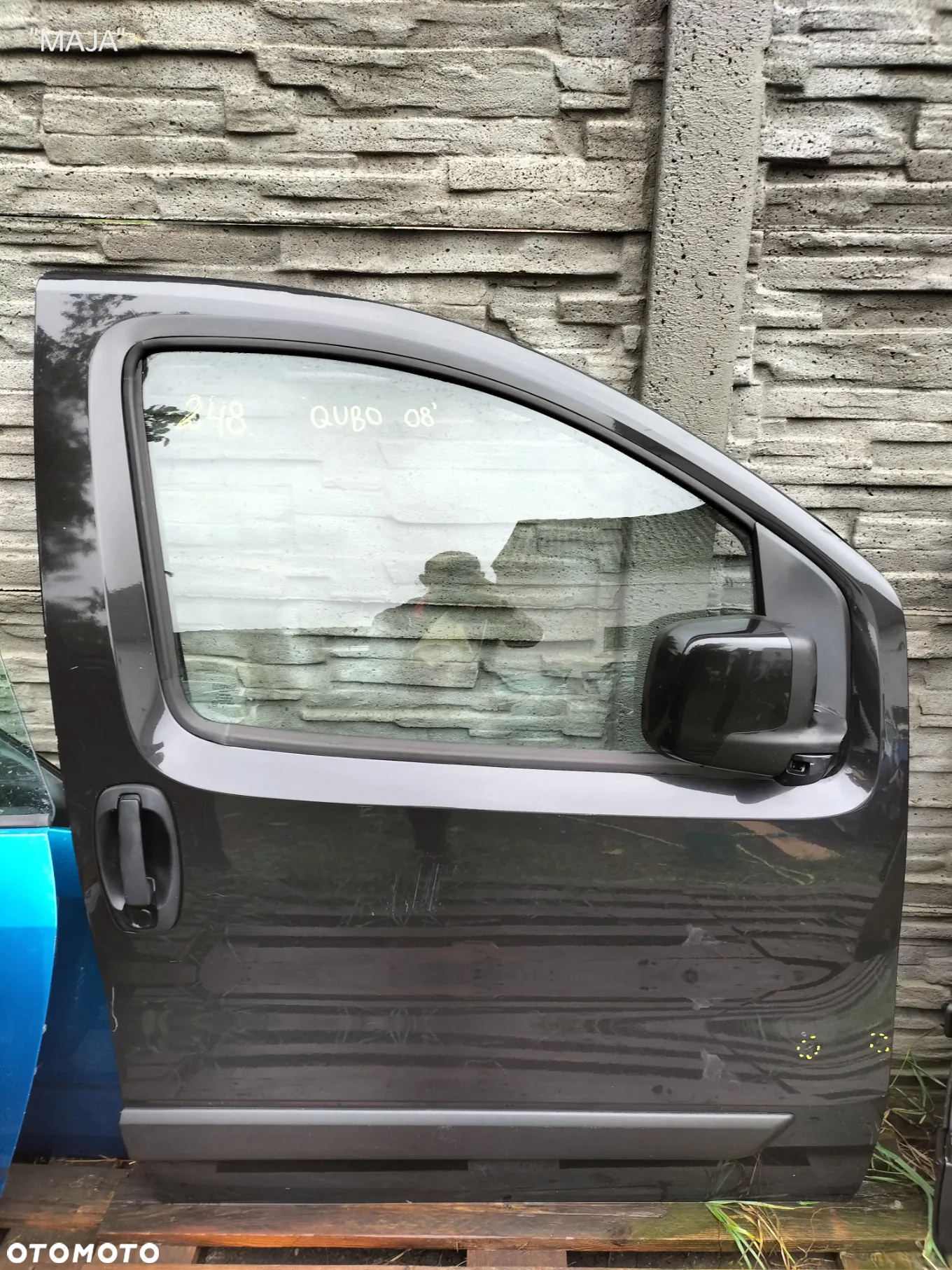 FIAT QUBO CITROEN NEMO PEUGEOT BIPPER DRZWI PRAWE PRZEDNIE PRZÓD KOMPLETNE - 2