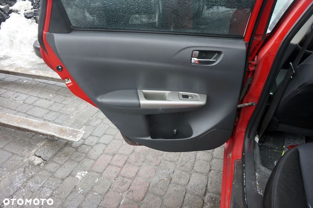 DRZWI TYLNE LEWE IMPREZA III GH 5D HB C7P  CZERWONY SUBARU 2007-2011 - 6