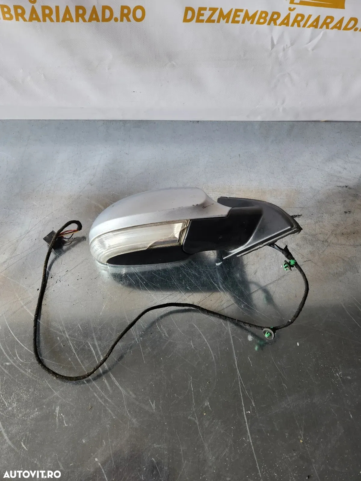 Oglinda Dreapta Vw Passat B6 Electrica Cu 6 Fire La Mufa Semnalizare Sparta - 5