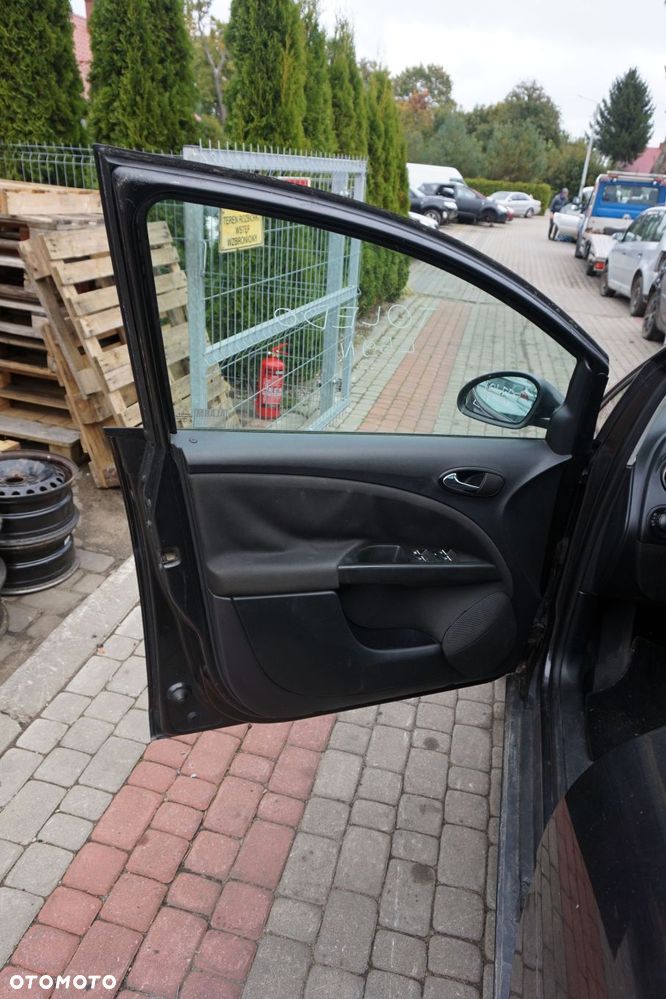 DRZWI PRZEDNIE LEWE TOLEDO III 5P LS9N  CZARNY SEAT 2004-2009 - 8