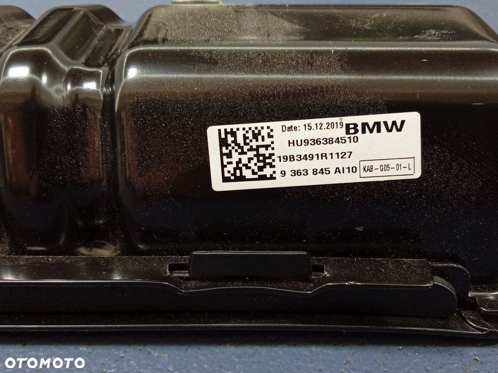 BMW X5 G05 DESKA KONSOLA PODUSZKI PASY HUD EU - 9