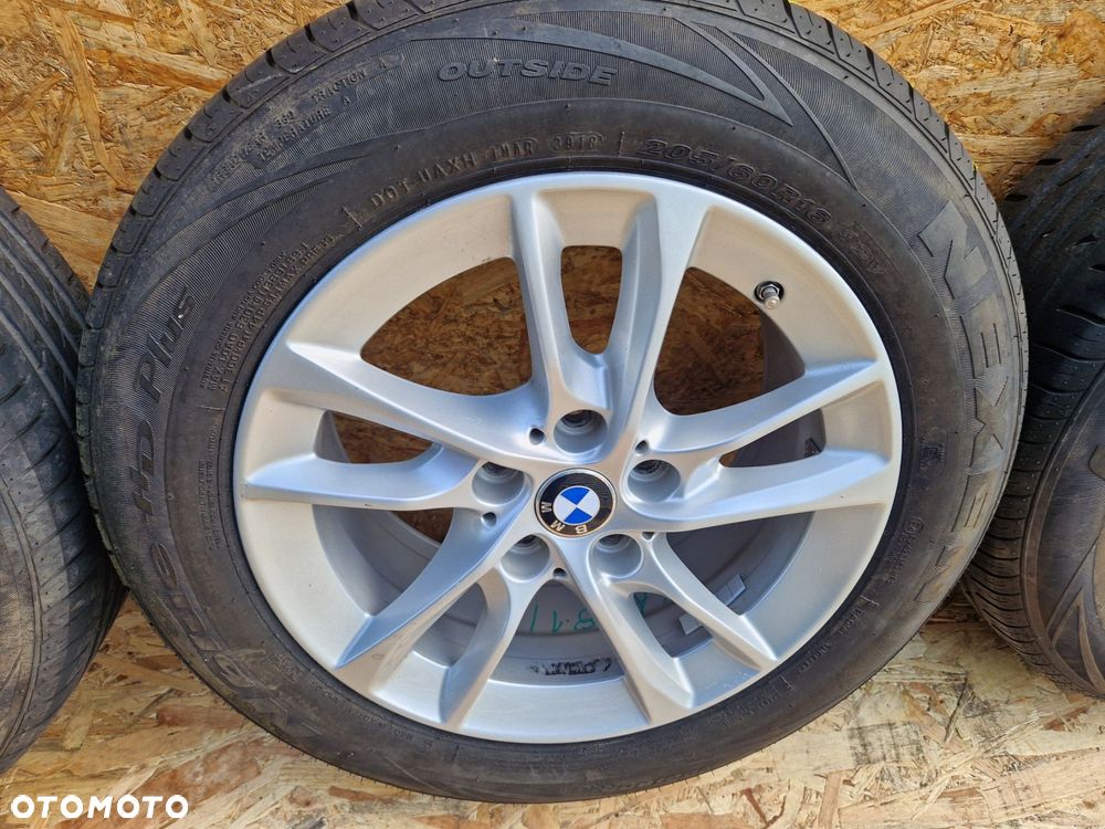 BMW 2 FELGI ALUMINIOWE 16' 5X112 ET47 OPONY 205/60R16 8431/2013 6MM - 16
