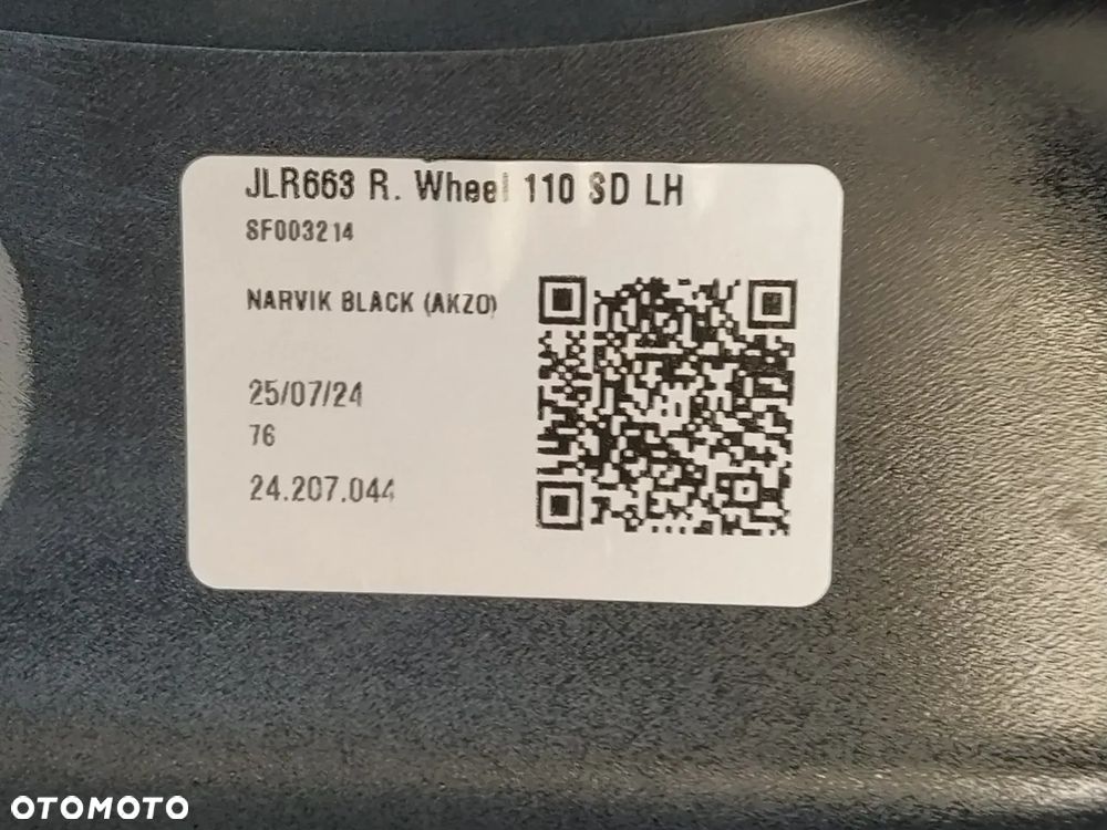 LAND ROVER DEFENDER L663 NAKŁADKA LISTWA BŁOTNIKA LEWA PRAWA TYŁ TYLNA USA + ZACZEPY MOCOWANIE NOWY ORYGINAŁ - 12