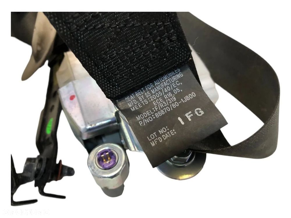 Hyundai i20 I PB Lift FL 2012-2014 Deska rozdzielcza konsola 2x airbag 2x pasy napinacze sensor - 8