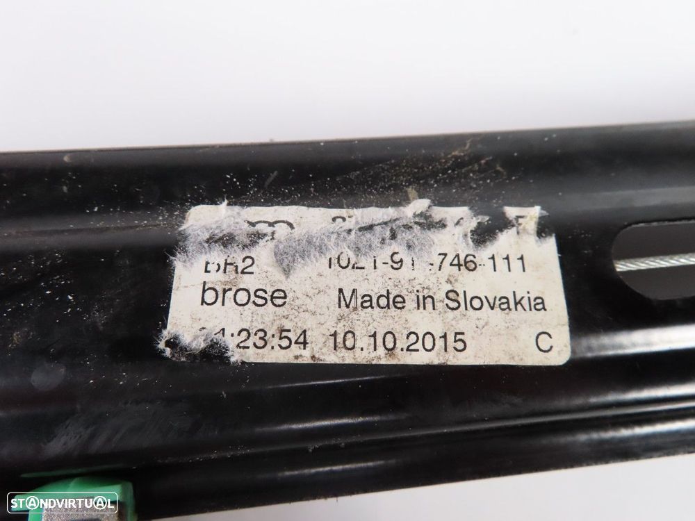 Elevador da Porta sem Motor Direito/Frente Usado / Original AUDI A5 Sportback (8... - 3