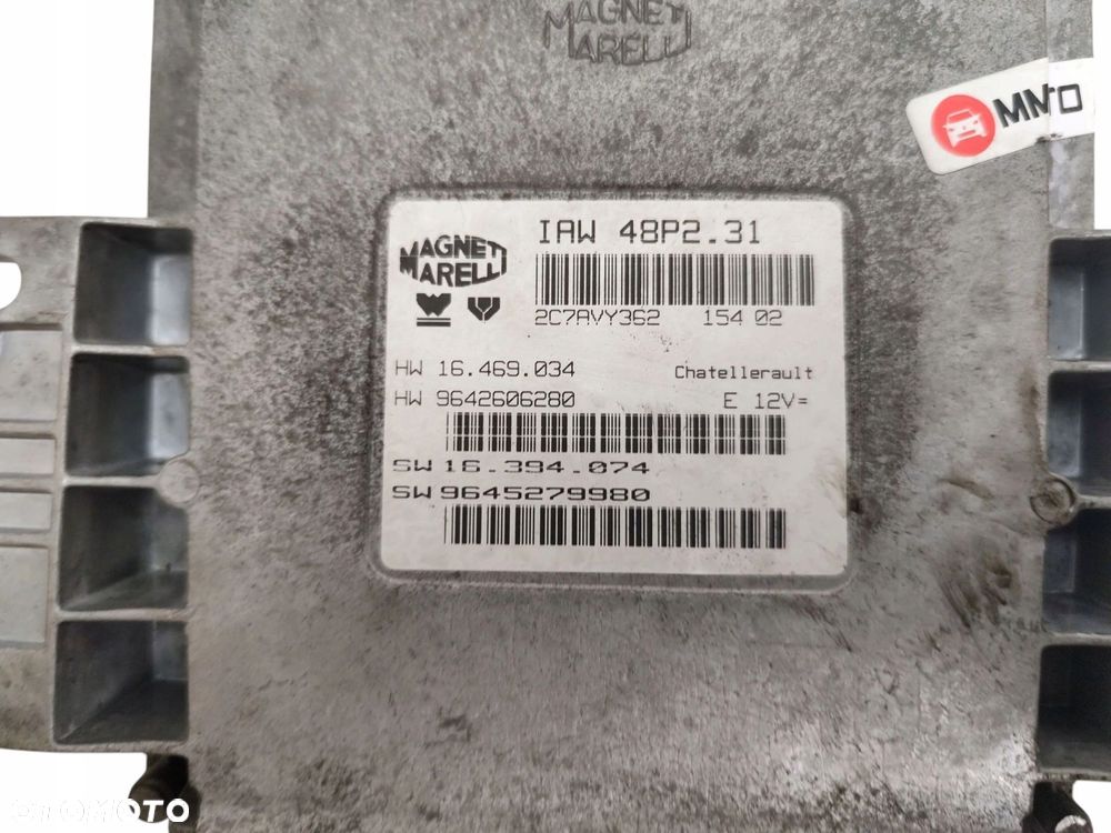 KOMPUTER STEROWNIK SILNIKA CITROEN C5 I (2001-2004) 2.0 16V 136KM 9645279980 - 1